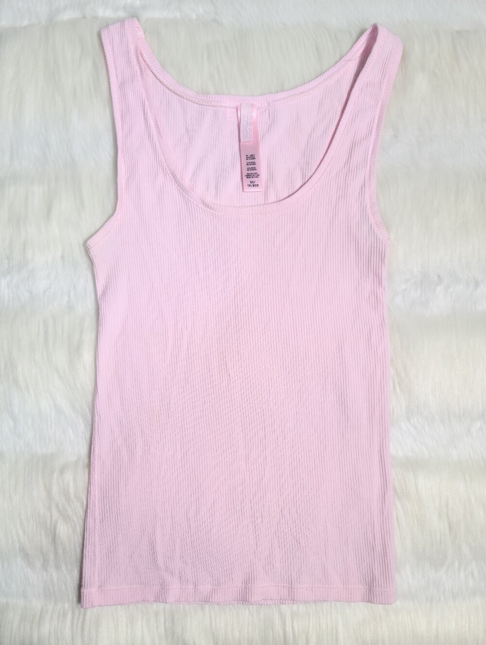 SKIMS Soft Lounge Tank Pink Cherry Blossom Women XS NEW